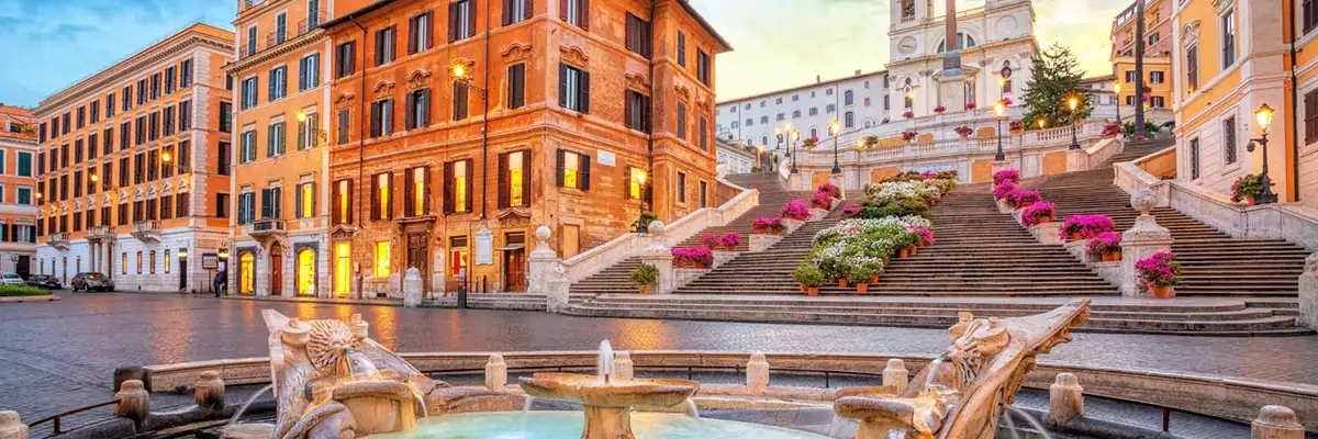 New Year's Eve in Piazza Di Spagna Rome