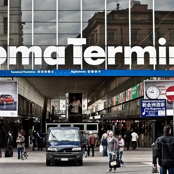 New Year's Eve in Termini Station